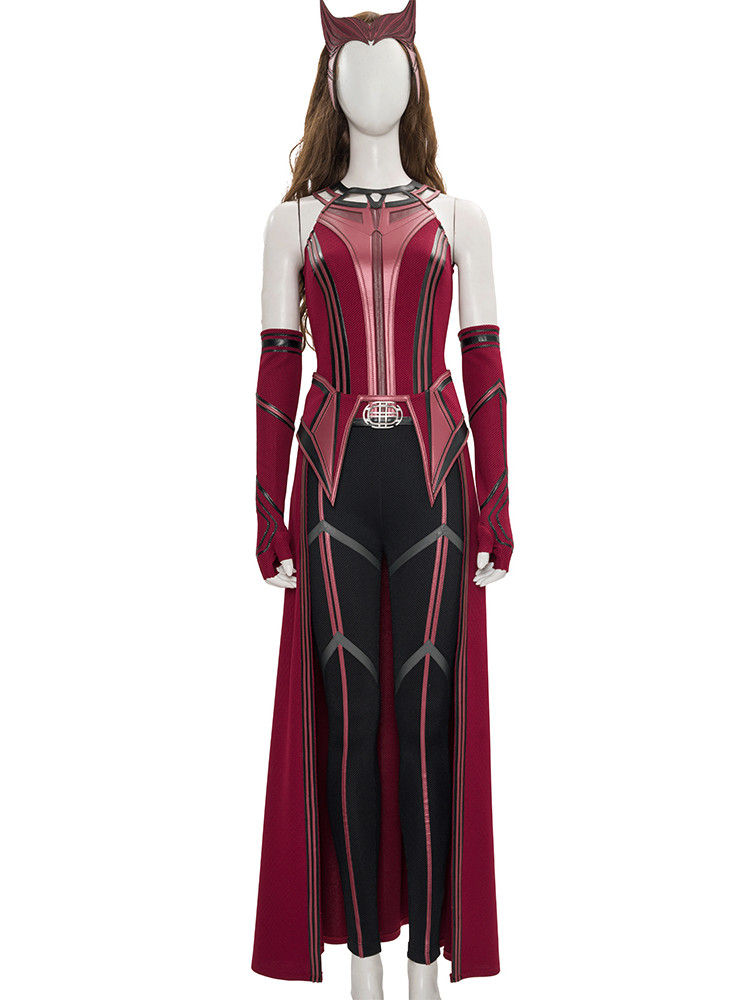 Cosonsen Wanda Vision finale Scarlet Witch Cosplay Costume Halloween Outfits Custom Made