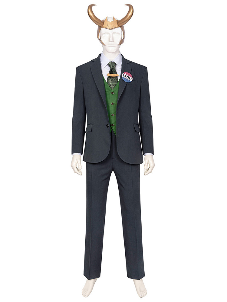 Cosonsen Loki Cosplay Costume Loki Season 1 Suit All Sizes Custom Made