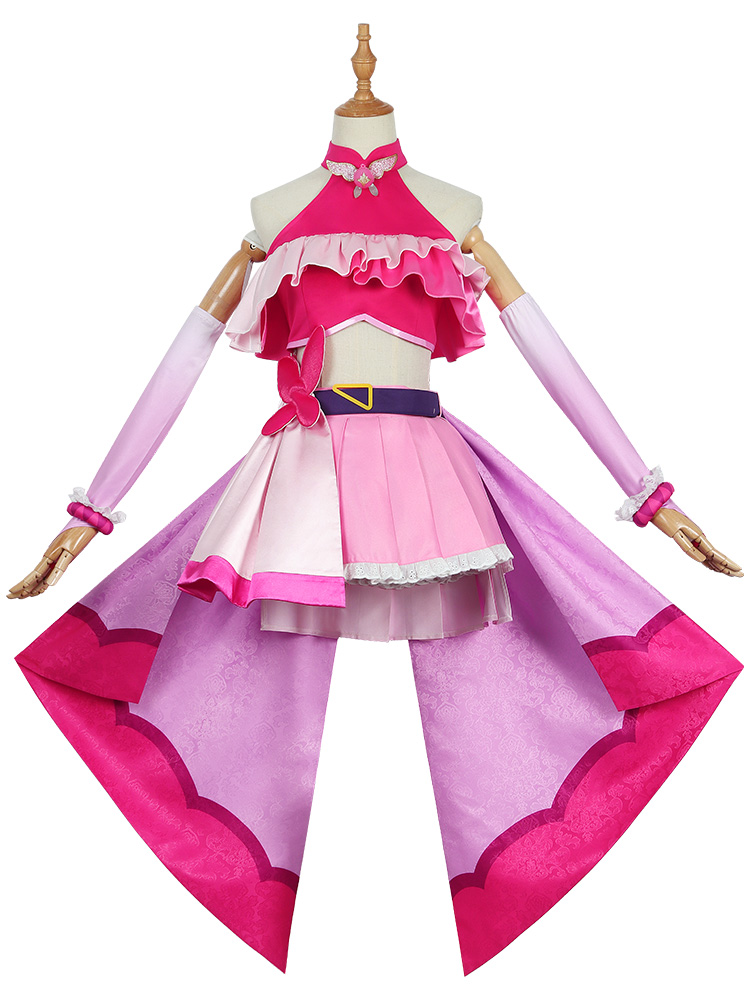 Cosonsen Hirogaru Sky Precure Anime Cure Butterfly Ageha Cosplay Costume Custom Made