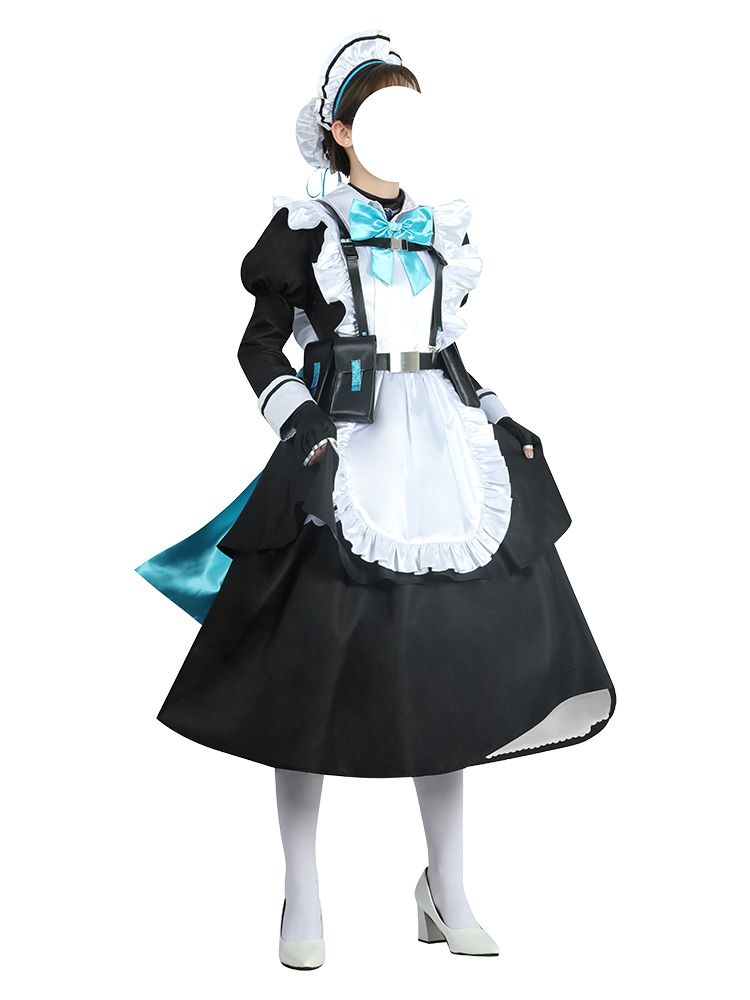 Cosonsen Blue Archive Asuma Toki Cosplay Costume Maid Clothes Apron Lolita Fancy Dress Outfit Uniform