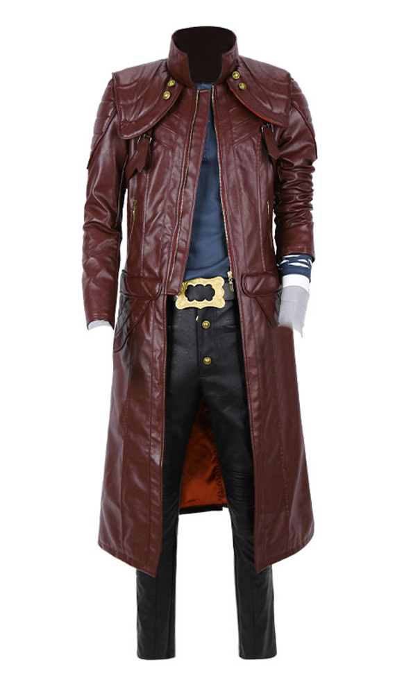 Devil May Cry 5 Cosplay Dante Costume DMC 5 Vergil Leather Suit Halloween Outfits