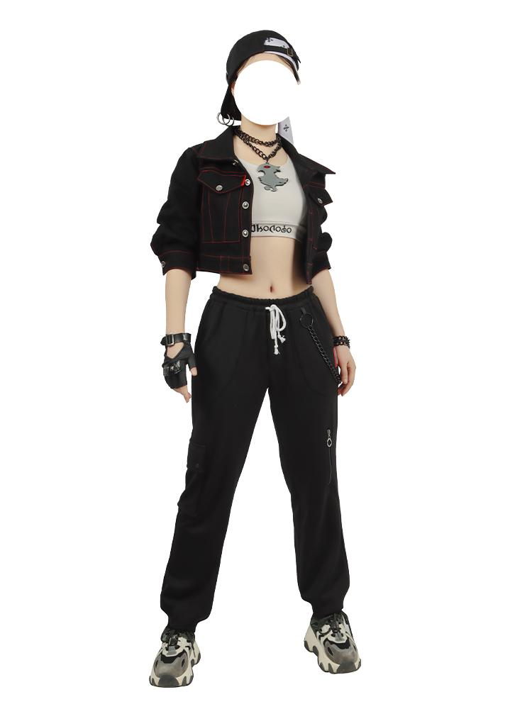 Final Fantasy XIV FANFEST Fashion Hip-hop Dance Cosplay Costume FF14 Suit Halloween Outfits Cosonsen