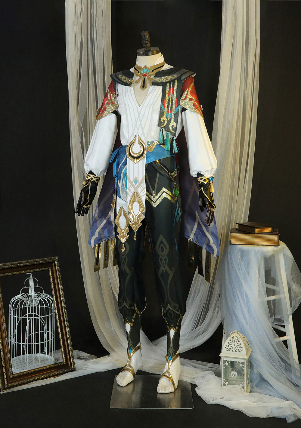 Genshin Impact Kaveh Cosplay Costume Halloween Suit Outfit Custom Size Cosonsen