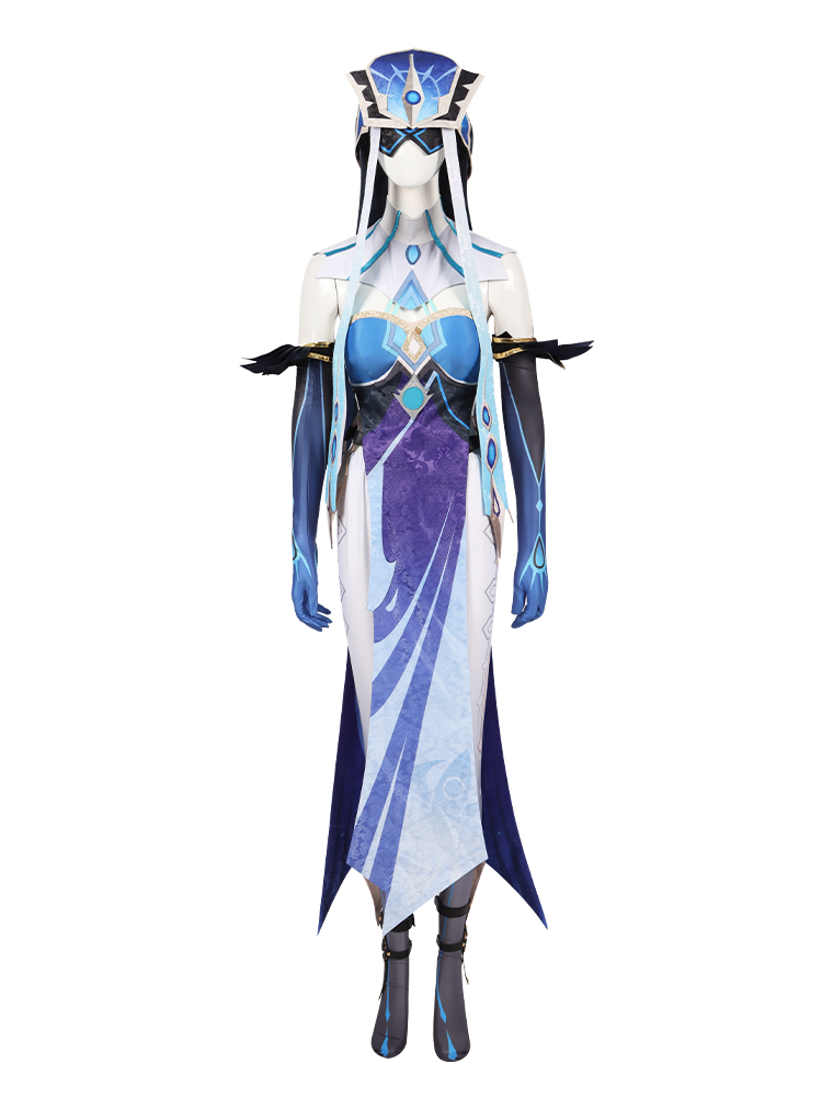 Genshin Impact Mirror Maiden Cosplay Costume Halloween Suit Outfit Custom Size Cosonsen