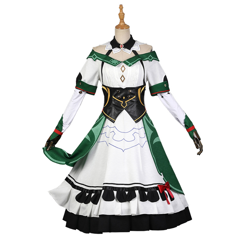 Genshin Impact Katheryne Cosplay Costume Halloween Suit Outfit Custom Size Cosonsen