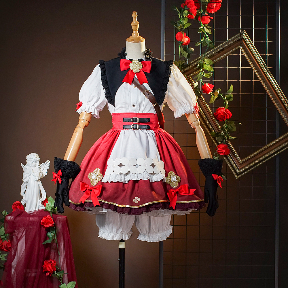 Genshin Impact Klee Cosplay Costume Klee Blossoming Starlight skin lolita Fancy Dress Cosonsen