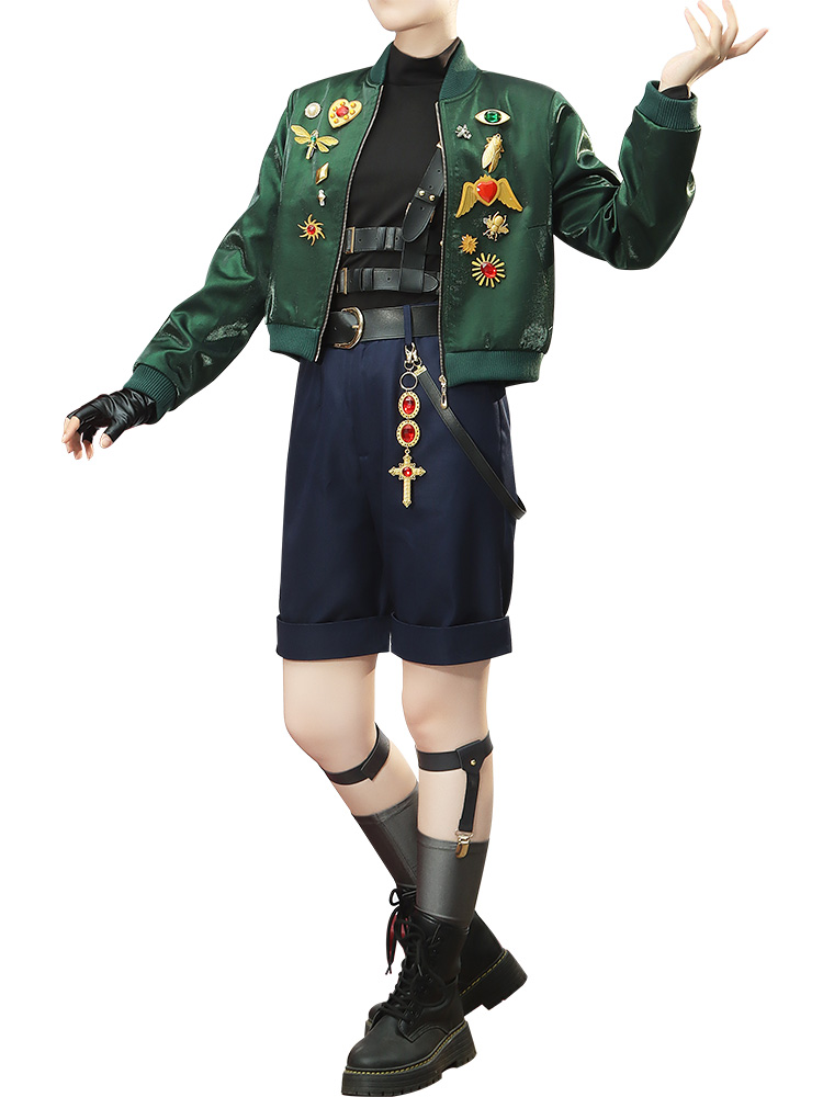 Paradox Live AMPRULE Yeon Dongha Cosplay Costume 燕 東夏 Yon Donha
