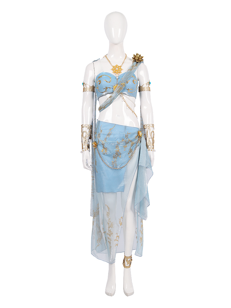 Identity V Priestess Purple Cosplay Costume Halloween Outfit Suit